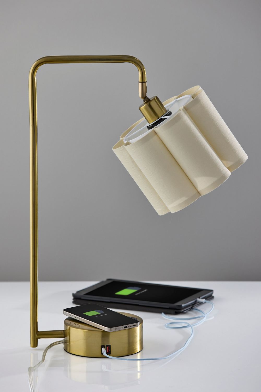Adesso Home - 2616-21 - Desk Lamp - Dover - Antique Brass
