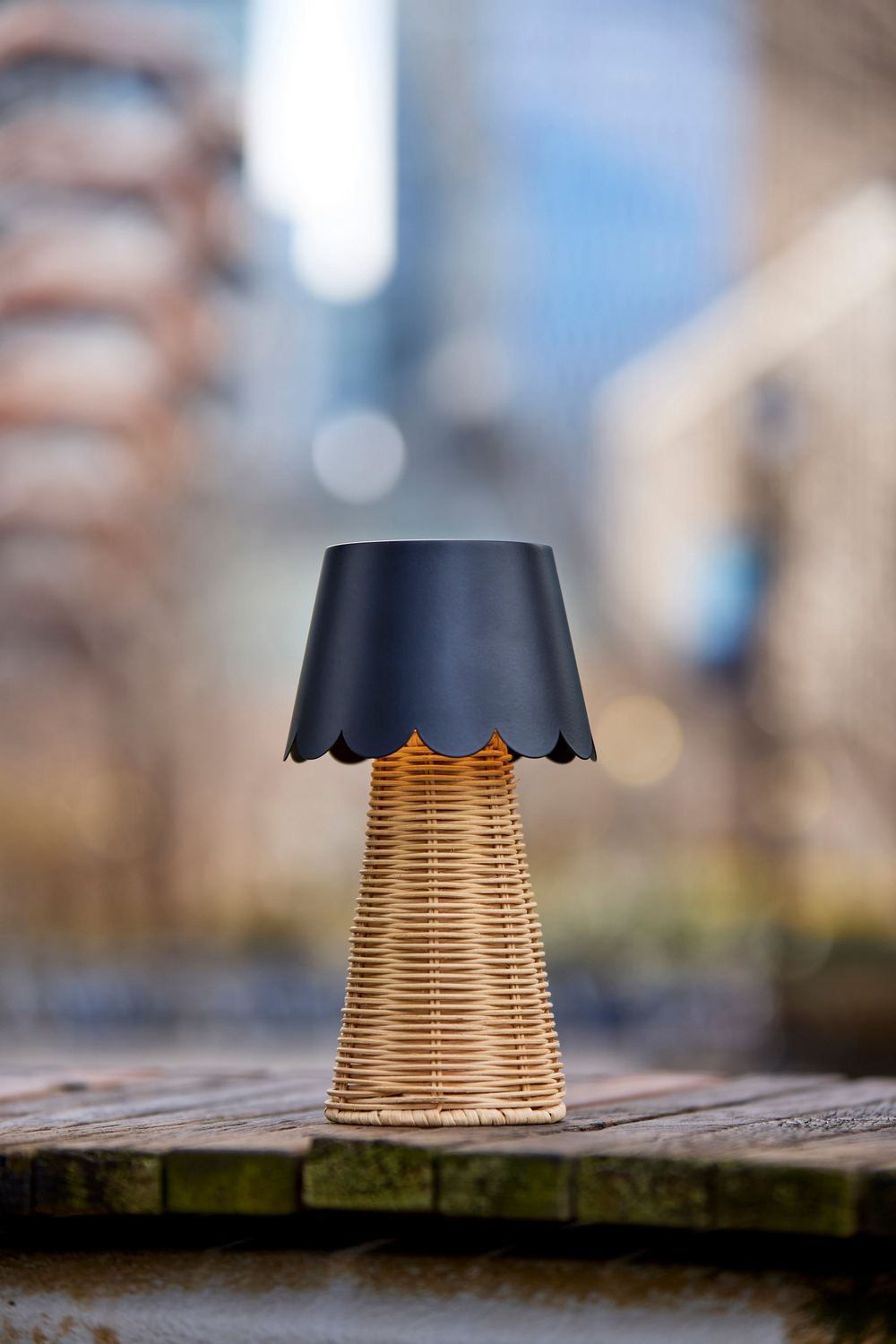 Adesso Home - 3165-01 - LED Table Lamp - Tory - Black & Rattan