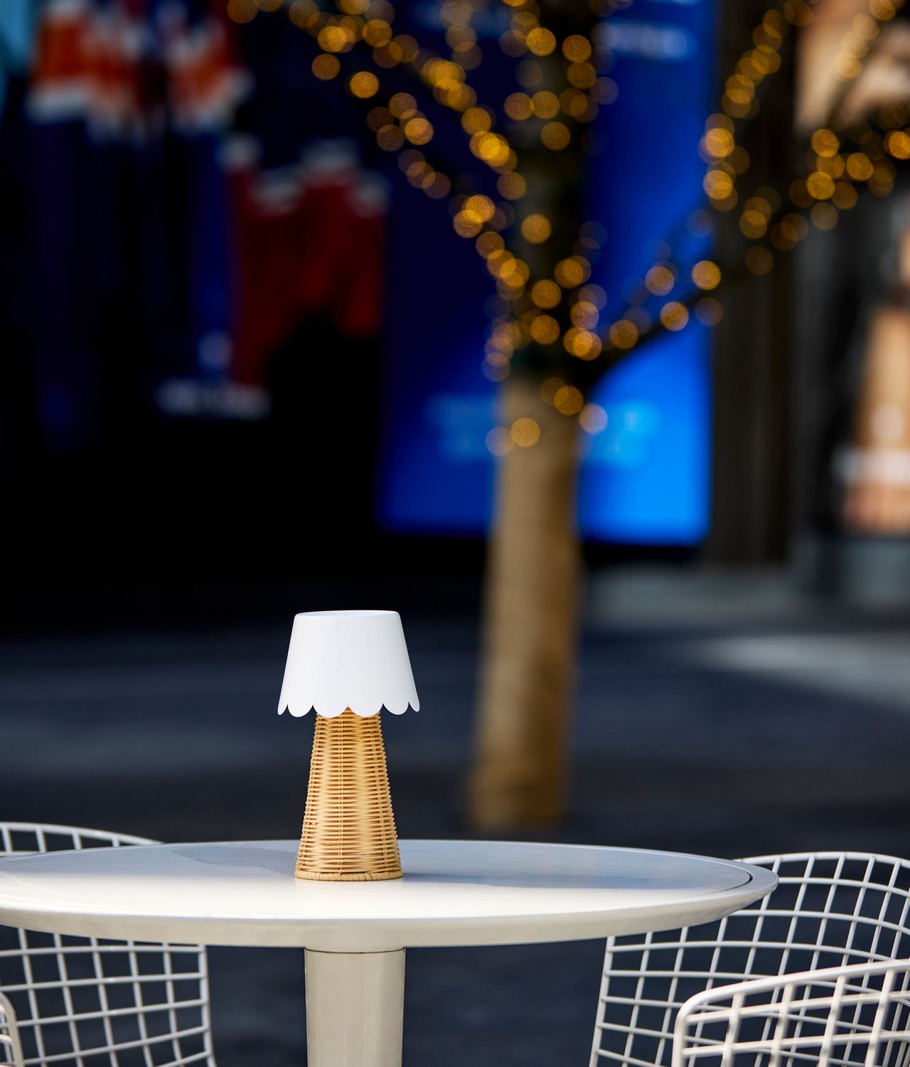 Adesso Home - 3165-02 - LED Table Lamp - Tory - White & Rattan