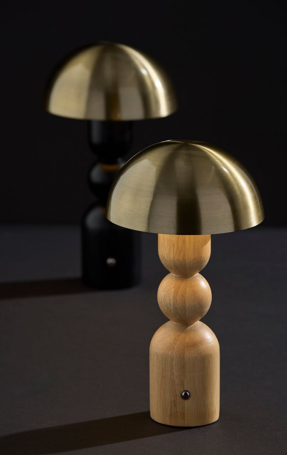 Adesso Home - 3178-12 - LED Table Lamp - Connie - Natural & Antique Brass