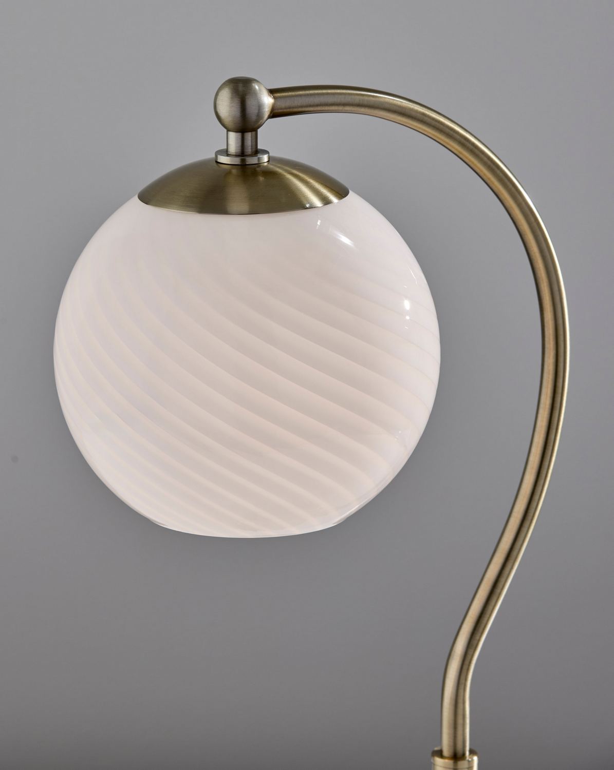 Adesso Home - 3259-21 - Desk Lamp - Swirl - Antique Brass