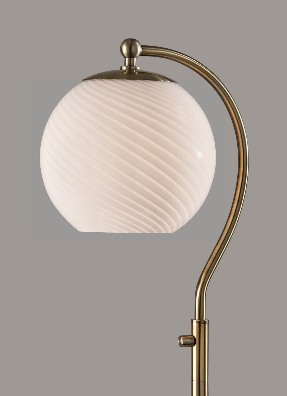Adesso Home - 3262-21 - Floor Lamp - Swirl - Antique Brass