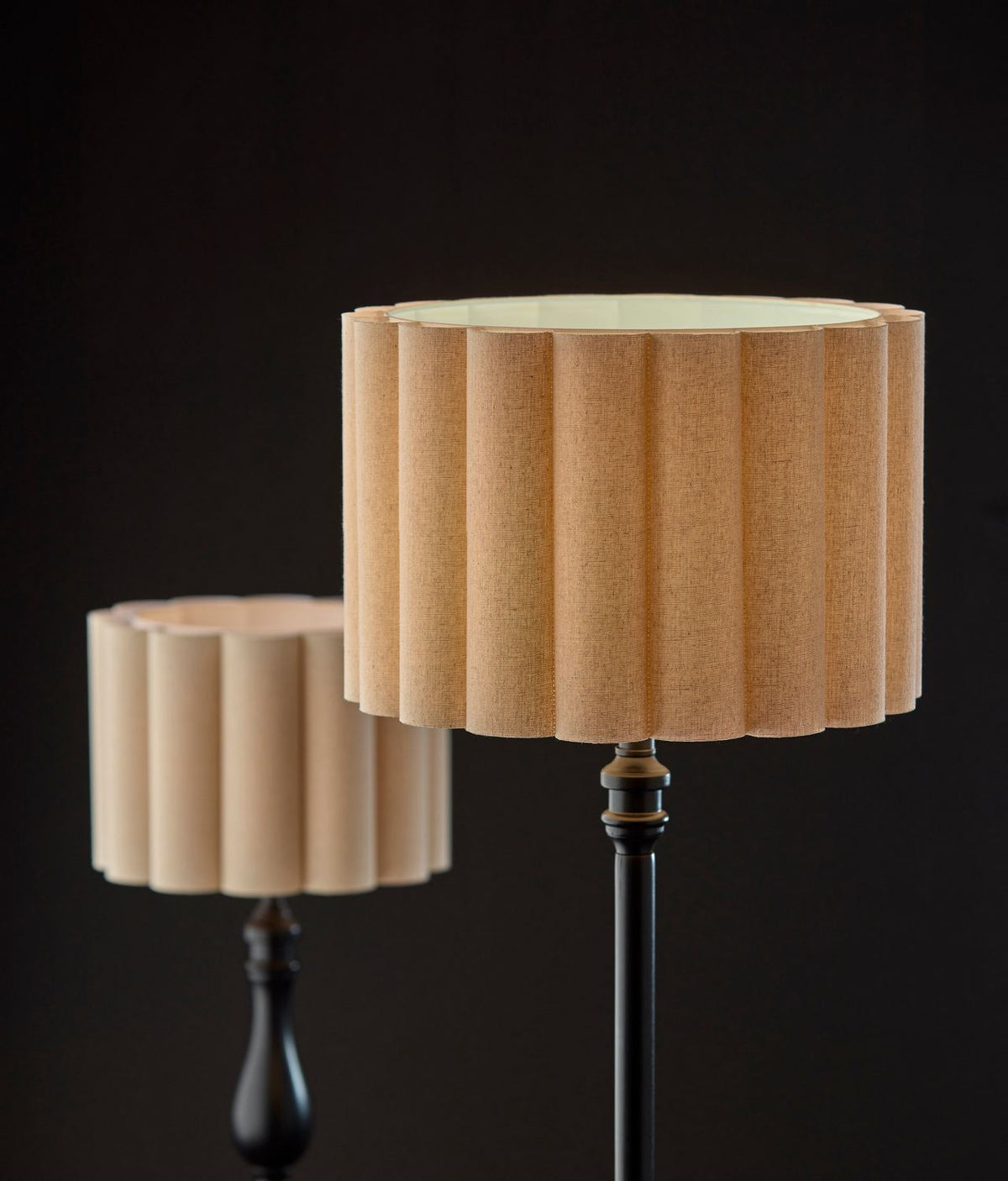 Adesso Home - 3274-01 - Floor Lamp - Claret - Black Wood