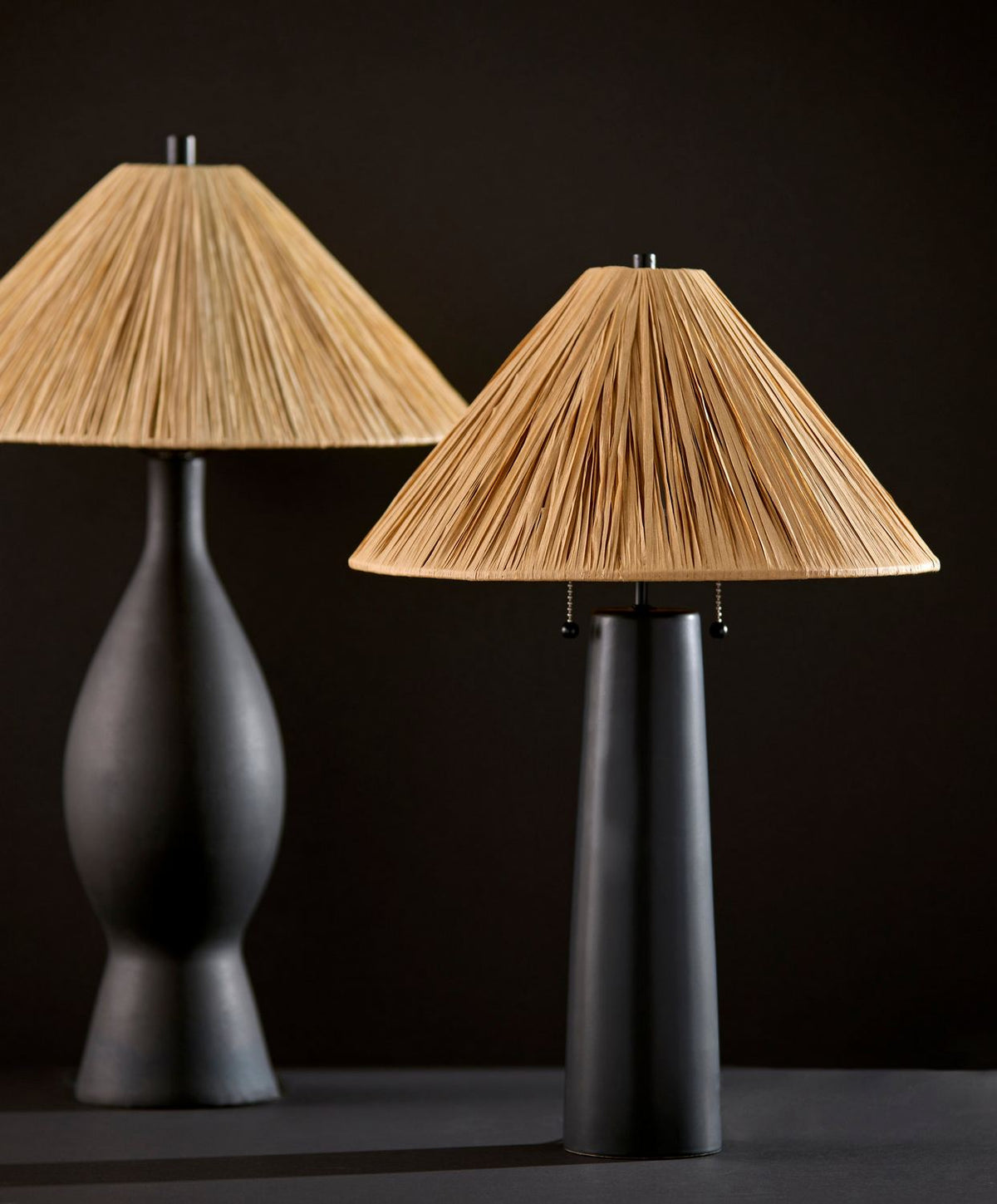 Adesso Home - 3243-01 - Two Light Table Lamp - Waylon - Black