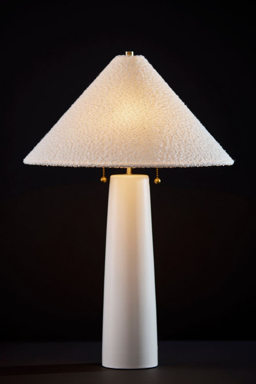 Adesso Home - 3243-02 - Two Light Table Lamp - Waylon - White & Antique Brass