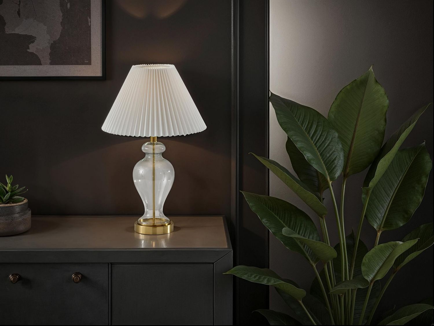 Adesso Home - SL3985-02 - Table Lamp - Sonata - Glass