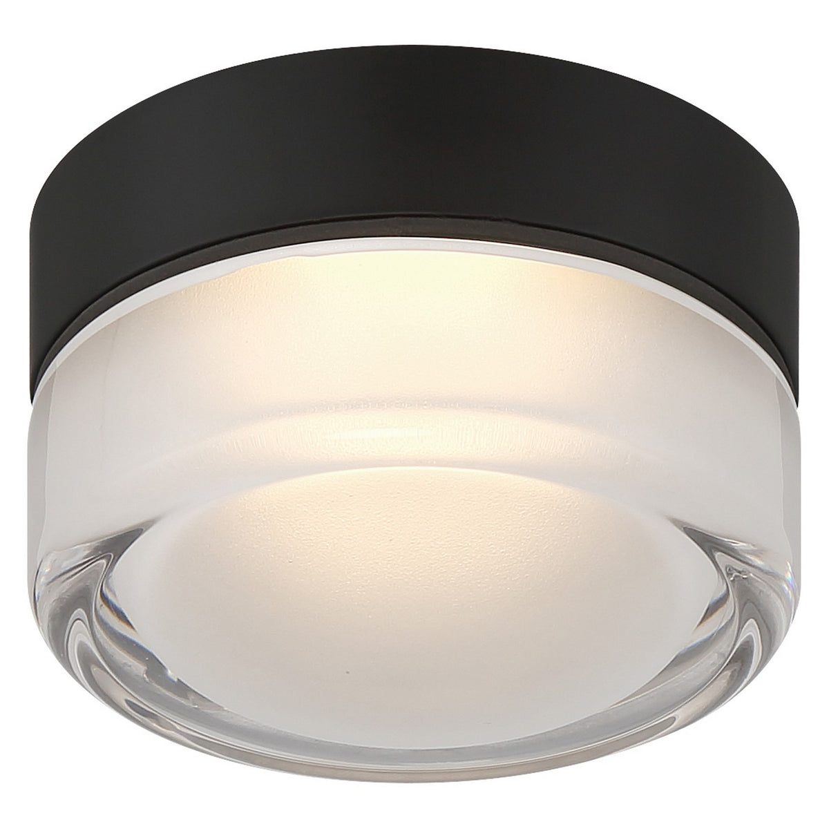 Access - 29497LEDD-MBL/CFR - LED Flush Mount - Masso - Matte Black