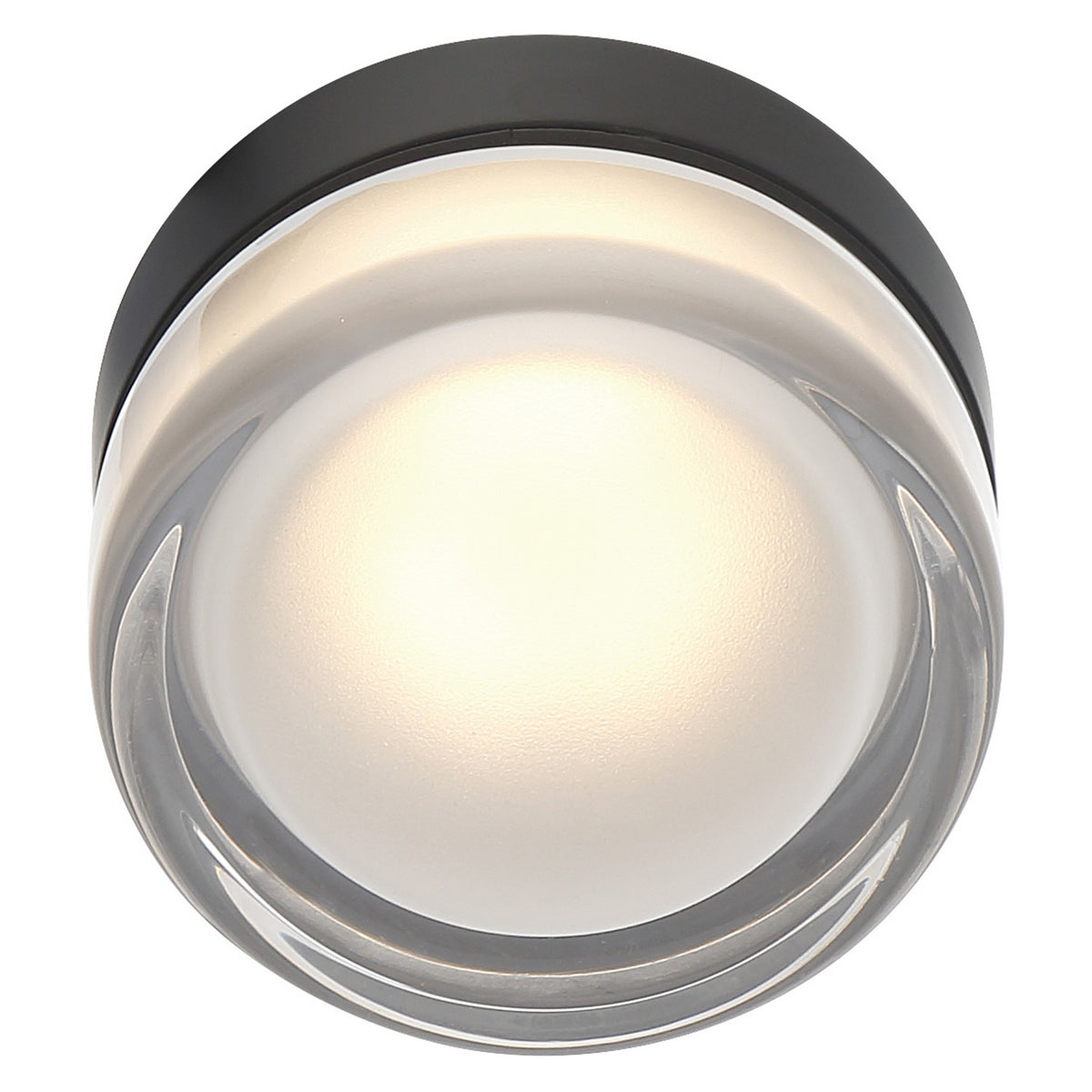 Access - 29497LEDD-MBL/CFR - LED Flush Mount - Masso - Matte Black