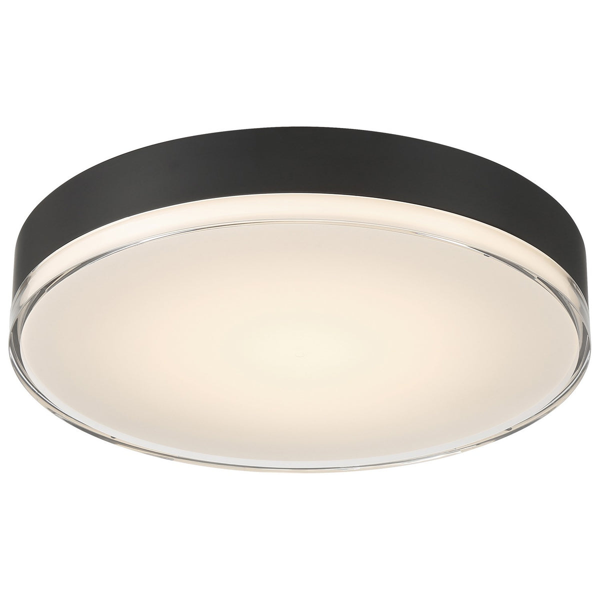 Access - 49940LEDDCS-MBL/ACR - LED Flush Mount - Mona - Matte Black