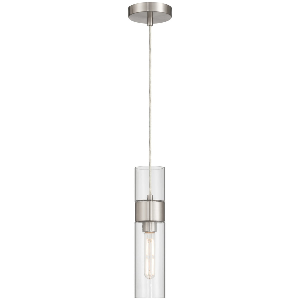 Access - 52009LEDDLP-BS/CLR - LED Pendant - Nash - Brushed Steel