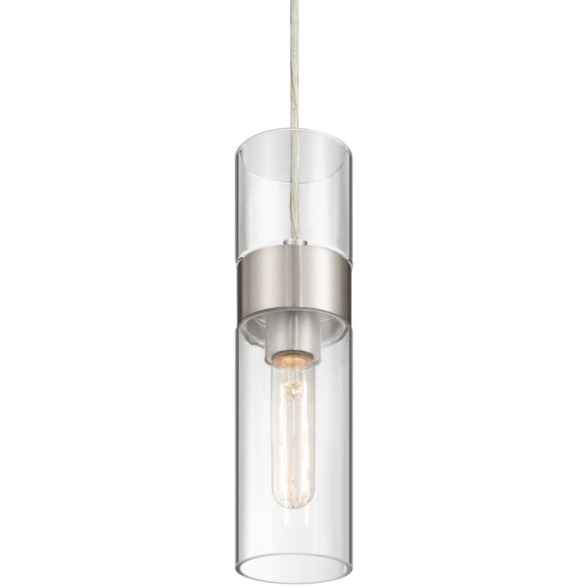 Access - 52009LEDDLP-BS/CLR - LED Pendant - Nash - Brushed Steel