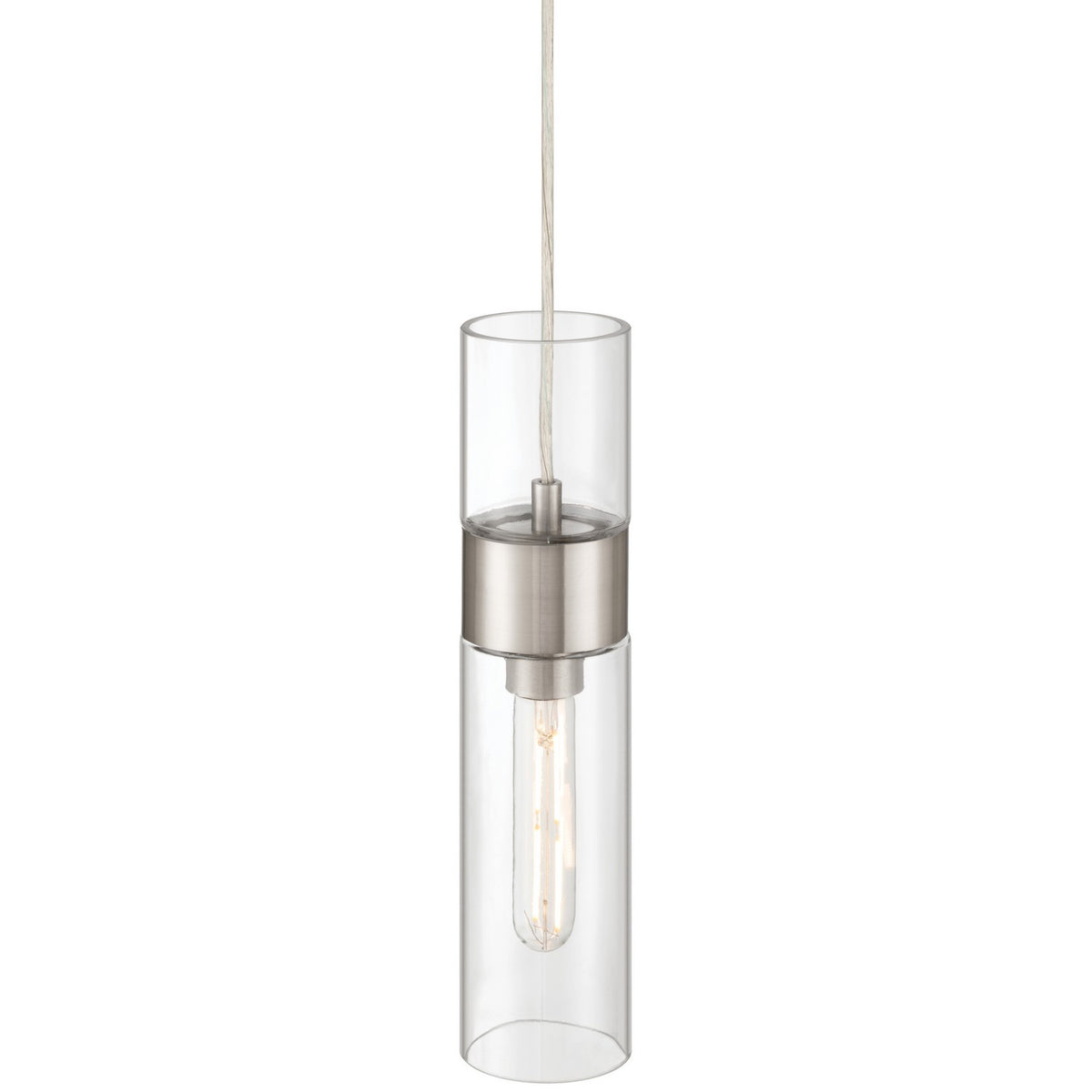 Access - 52009LEDDLP-BS/CLR - LED Pendant - Nash - Brushed Steel