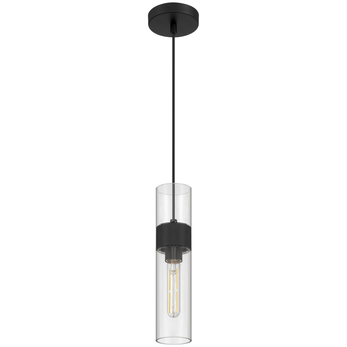 Access - 52009LEDDLP-MBL/CLR - LED Pendant - Nash - Matte Black