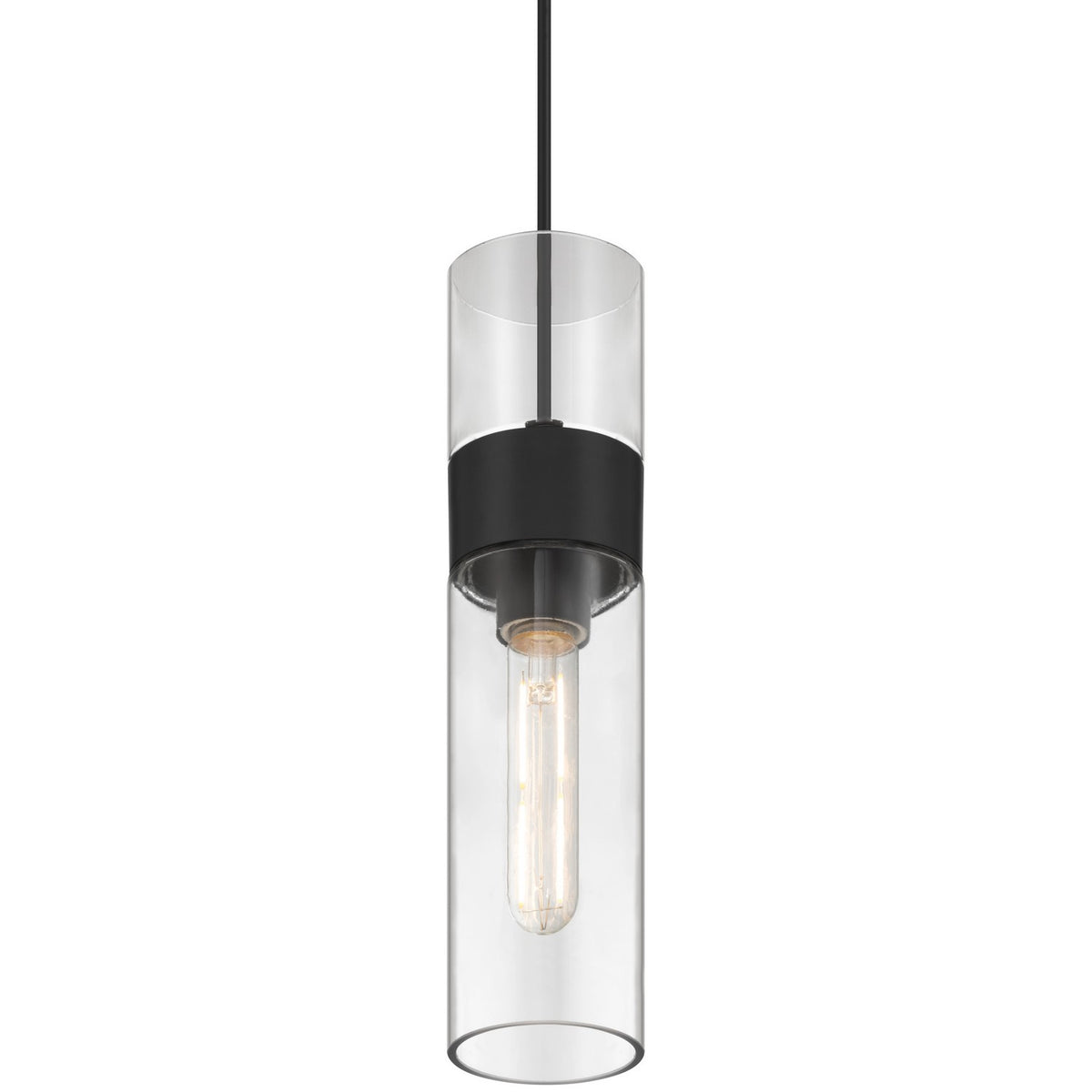 Access - 52009LEDDLP-MBL/CLR - LED Pendant - Nash - Matte Black