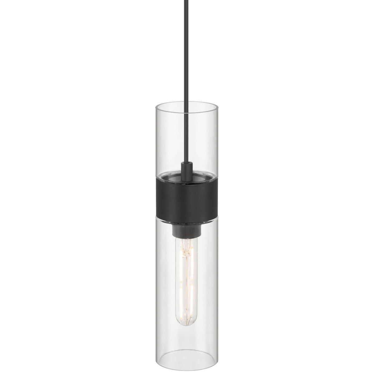 Access - 52009LEDDLP-MBL/CLR - LED Pendant - Nash - Matte Black