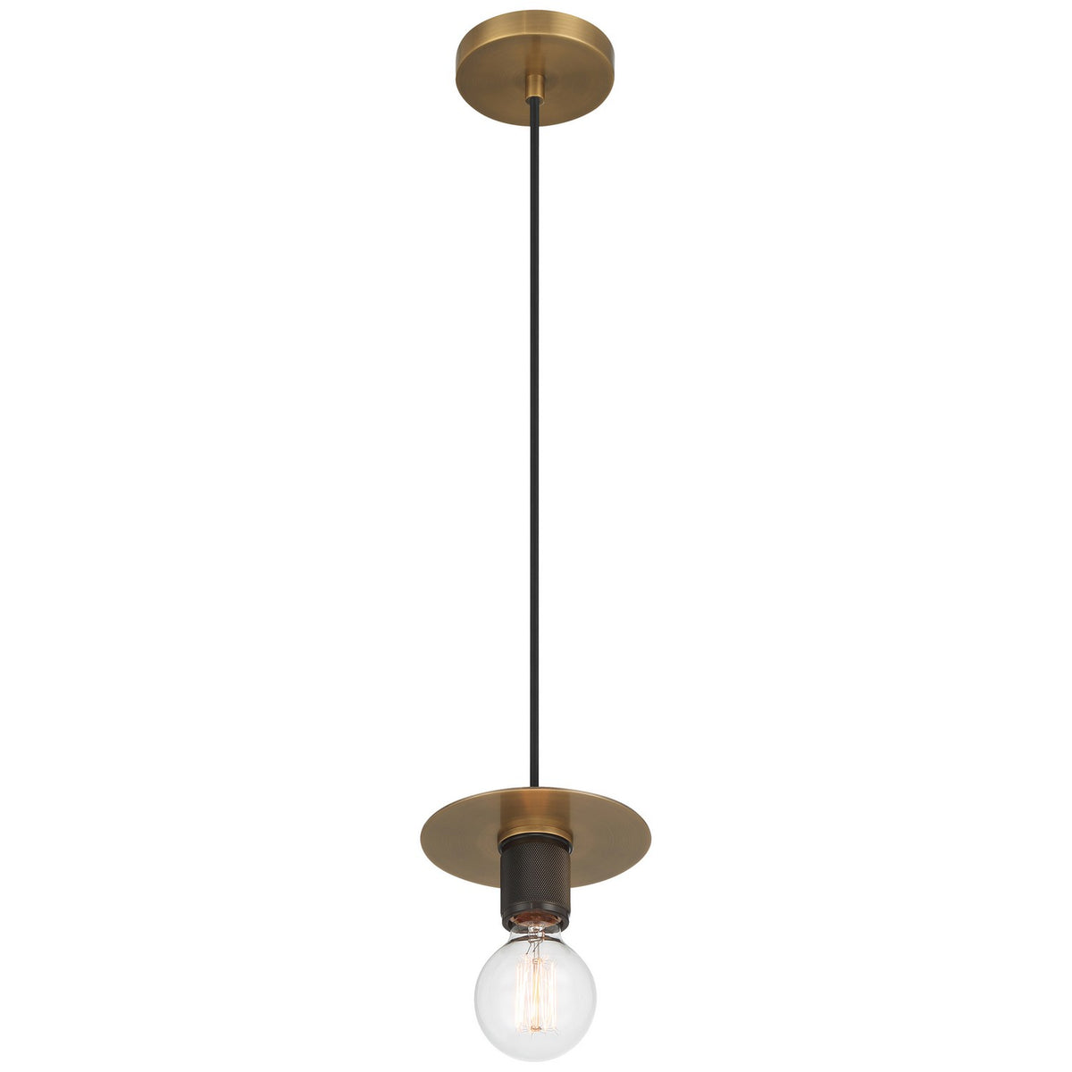 Access - 62338-AB - LED Pendant - Central - Antique Brass
