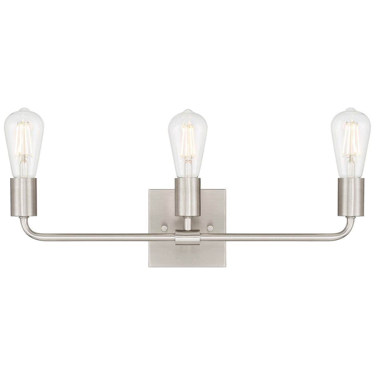 Access - 62443-BS - Three Light Vanity - Virgin - Brushed Steel