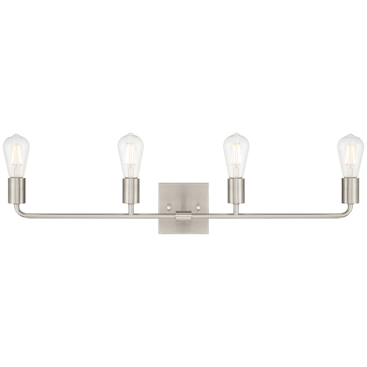 Access - 62444-BS - Four Light Vanity - Virgin - Brushed Steel