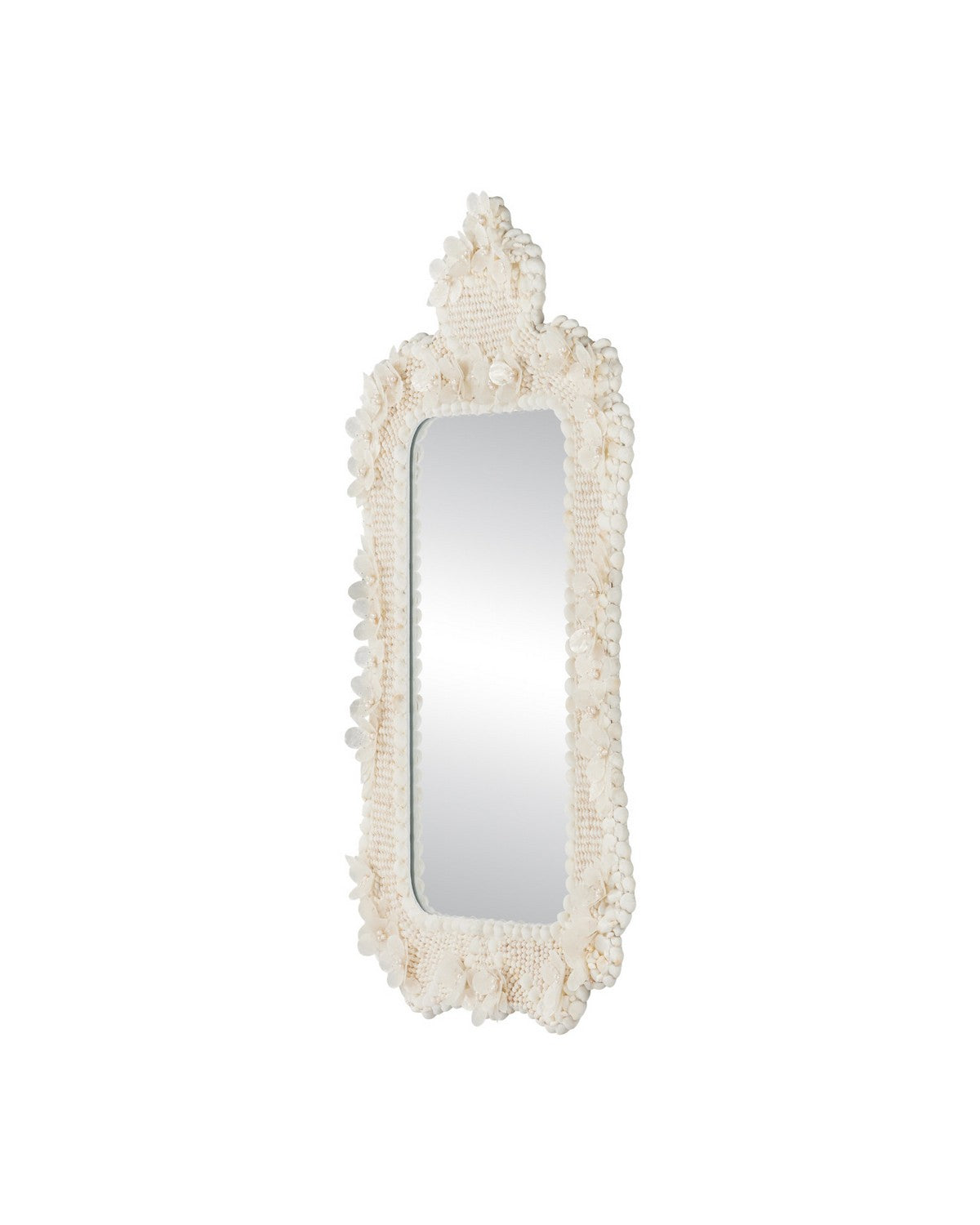 Currey and Company - 1000-0186 - Mirror - Capizelle - Natural / White