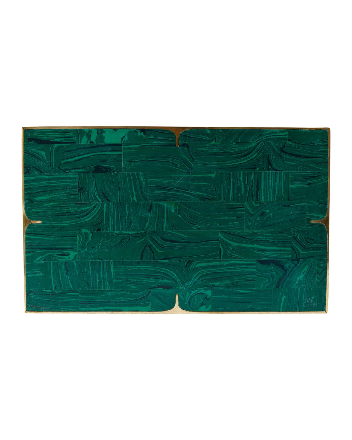 Currey and Company - 1200-1122 - Box Set of 2 - Orin - Green / Brushed Brass