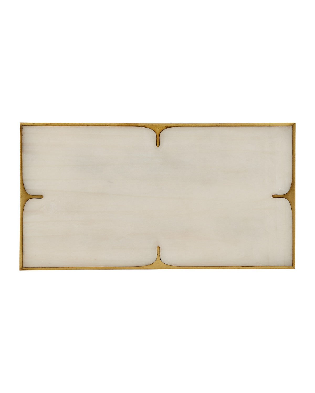 Currey and Company - 1200-1123 - Box Set of 2 - Orin - Ivory / Brushed Brass