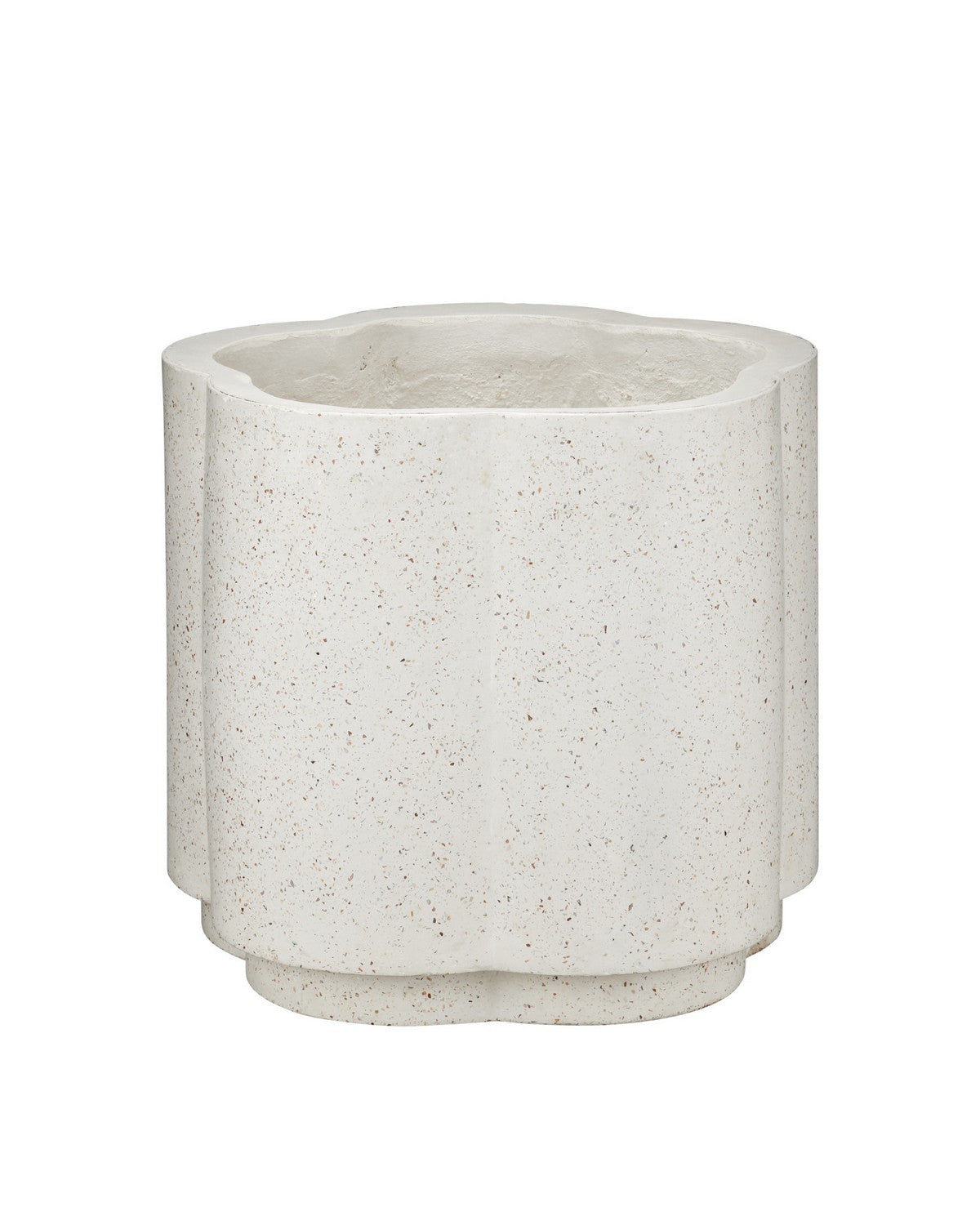 Currey and Company - 2200-0069 - Planter - Smerlato - Ivory Terrazzo