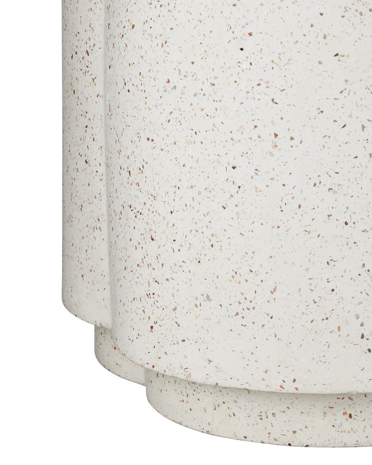 Currey and Company - 2200-0069 - Planter - Smerlato - Ivory Terrazzo