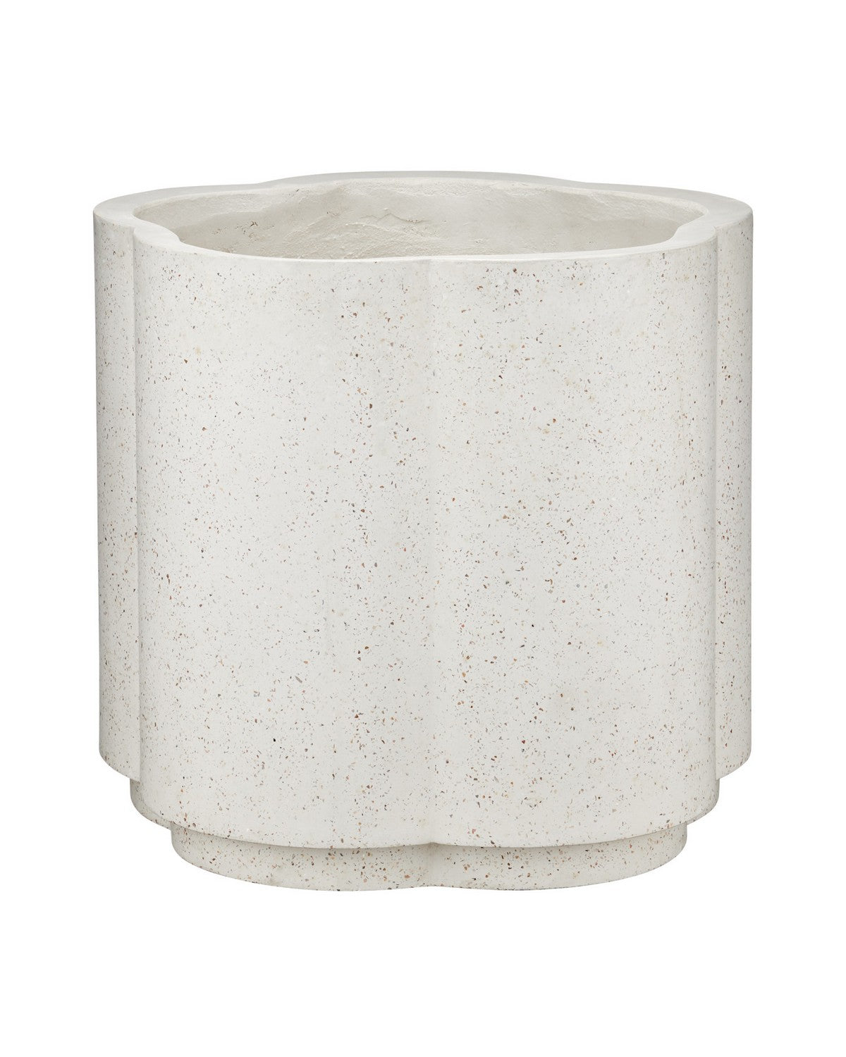 Currey and Company - 2200-0070 - Planter - Smerlato - Ivory Terrazzo