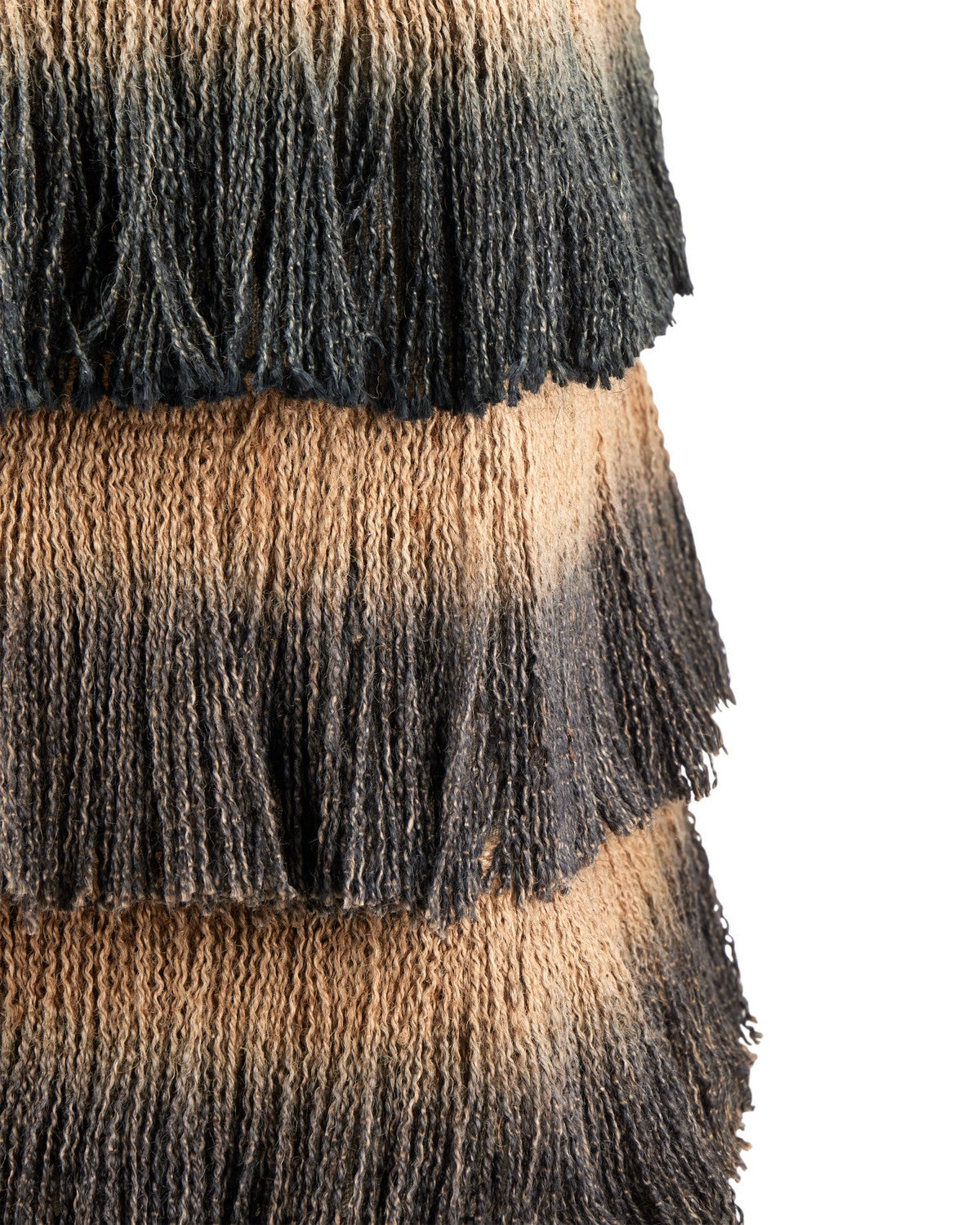 Currey and Company - 7000-1312 - Ottoman - Jute - Black / Beige