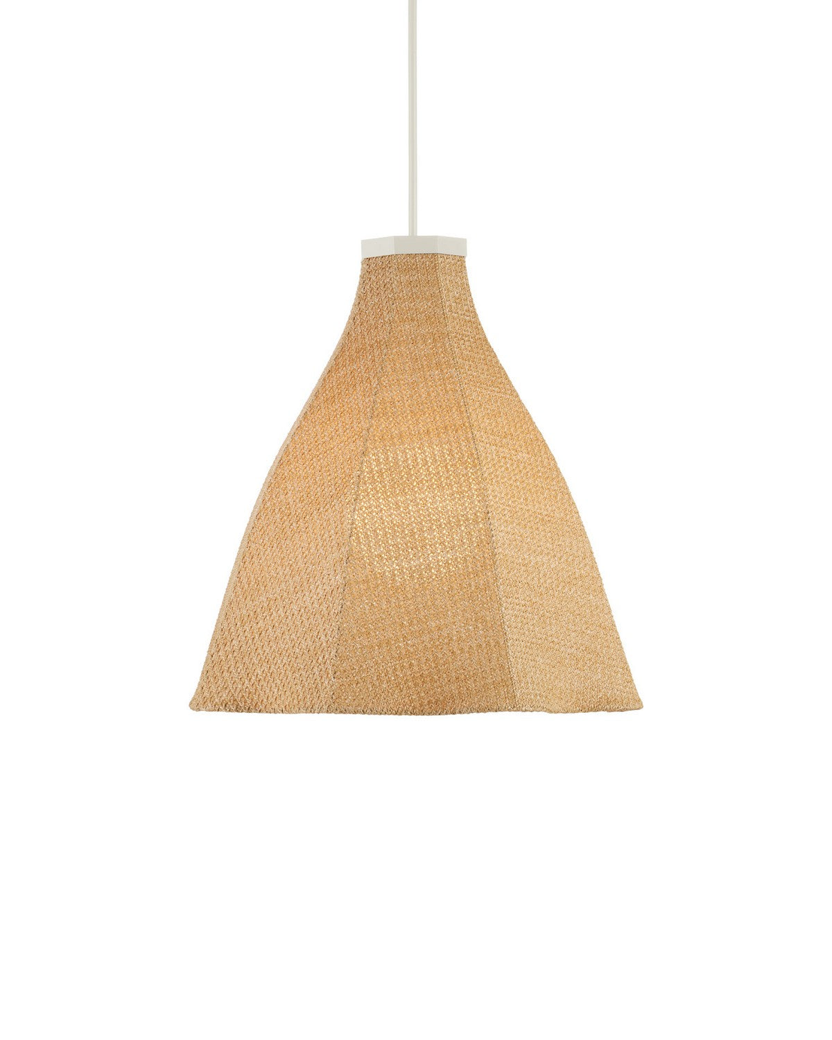 Currey and Company - 9500-0031 - One Light Outdoor Pendant - Cabo - Natural / Cream / White
