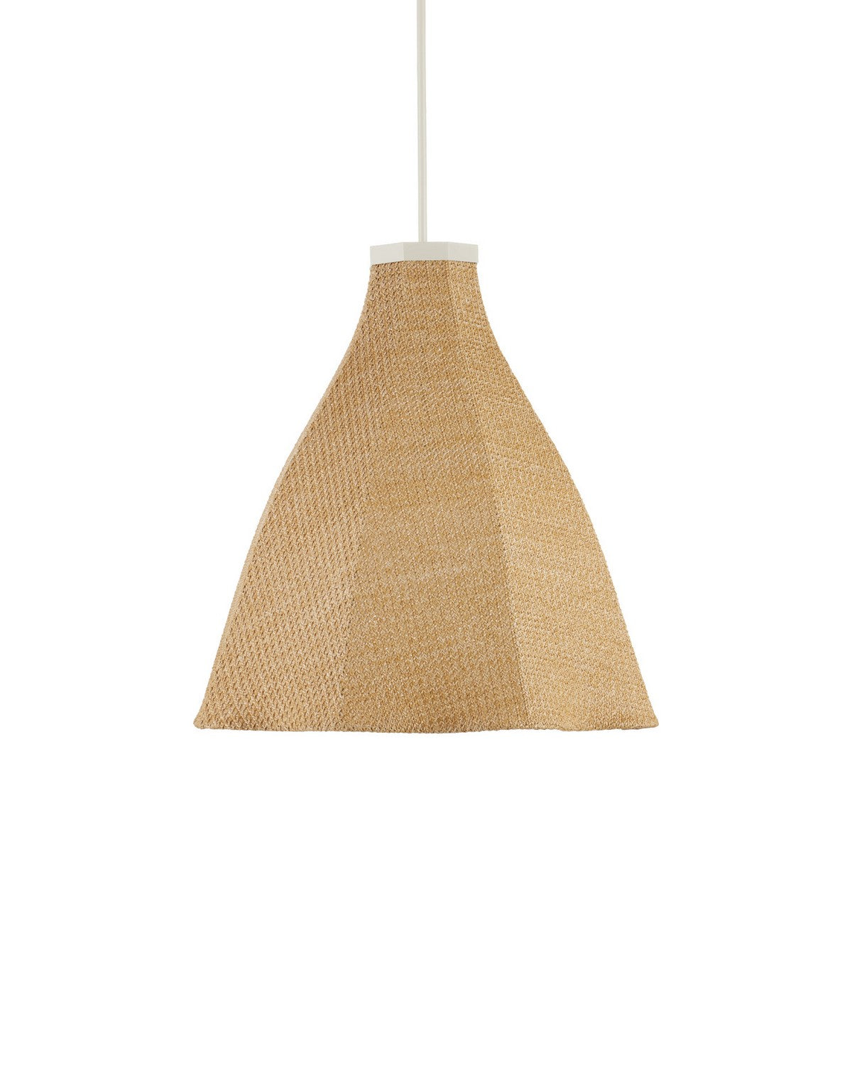Currey and Company - 9500-0031 - One Light Outdoor Pendant - Cabo - Natural / Cream / White