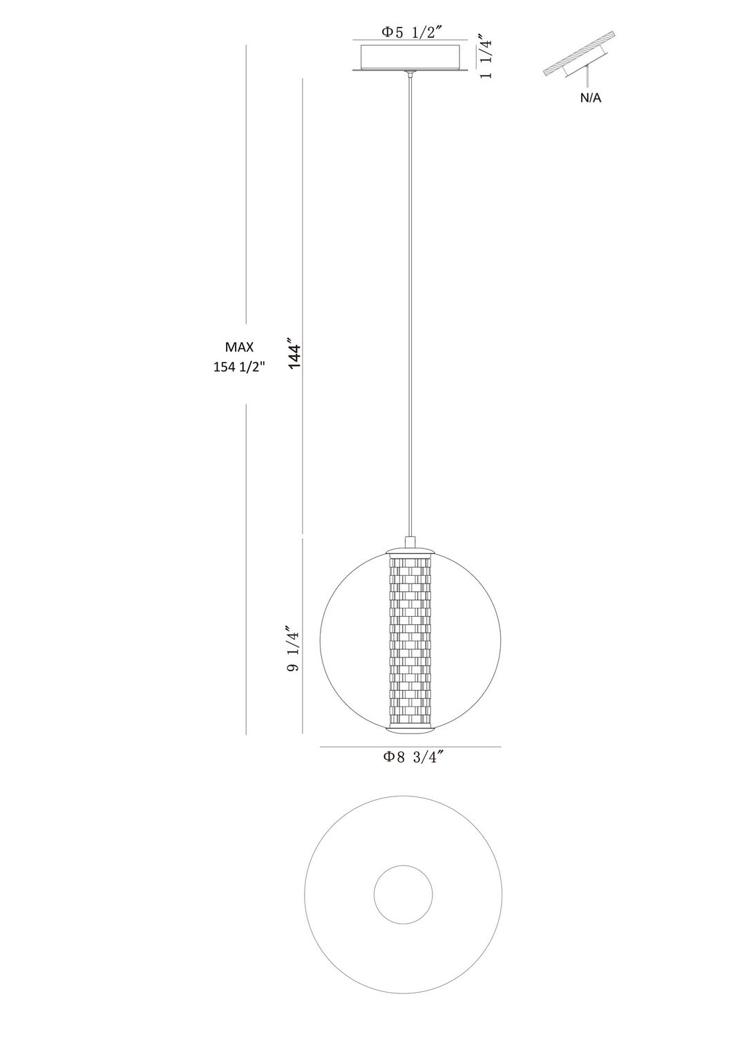 Eurofase - 45735-035 - LED Pendant - Atomo - Matte Black