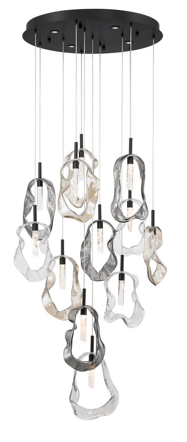 Eurofase - 49237-047 - LED Chandelier - Norah - Matte Black