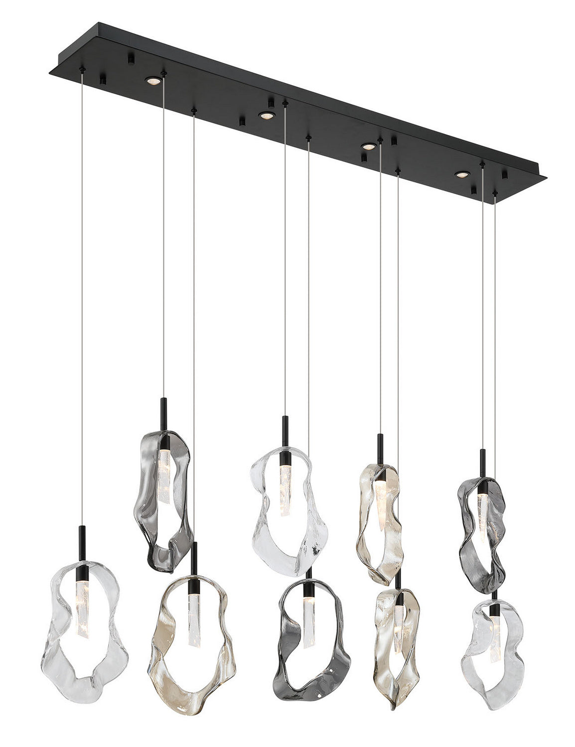 Eurofase - 49239-041 - LED Linear Chandelier - Norah - Matte Black