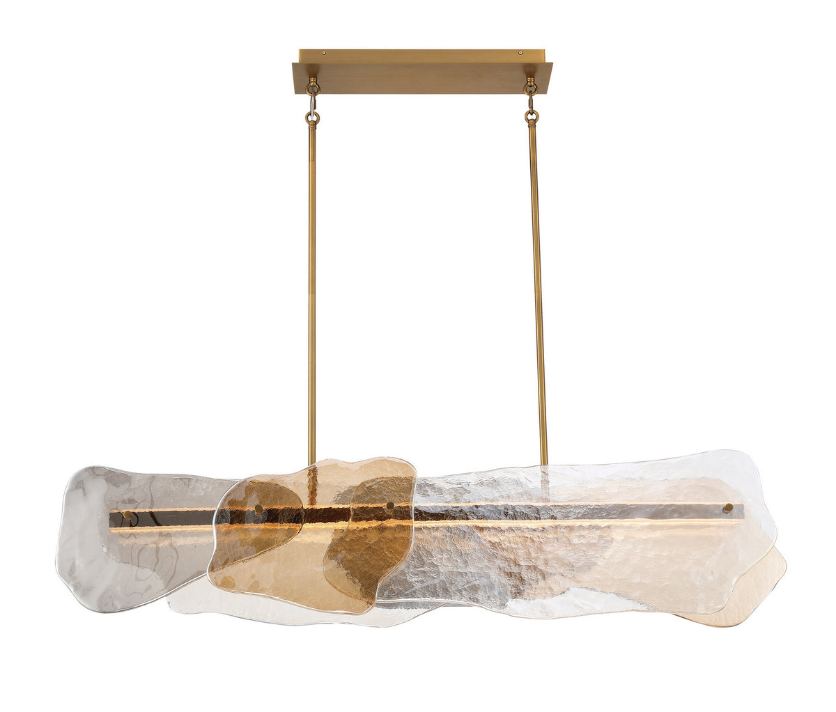Eurofase - 50461-028 - LED Linear Chandelier - Grotto - Antique Brass