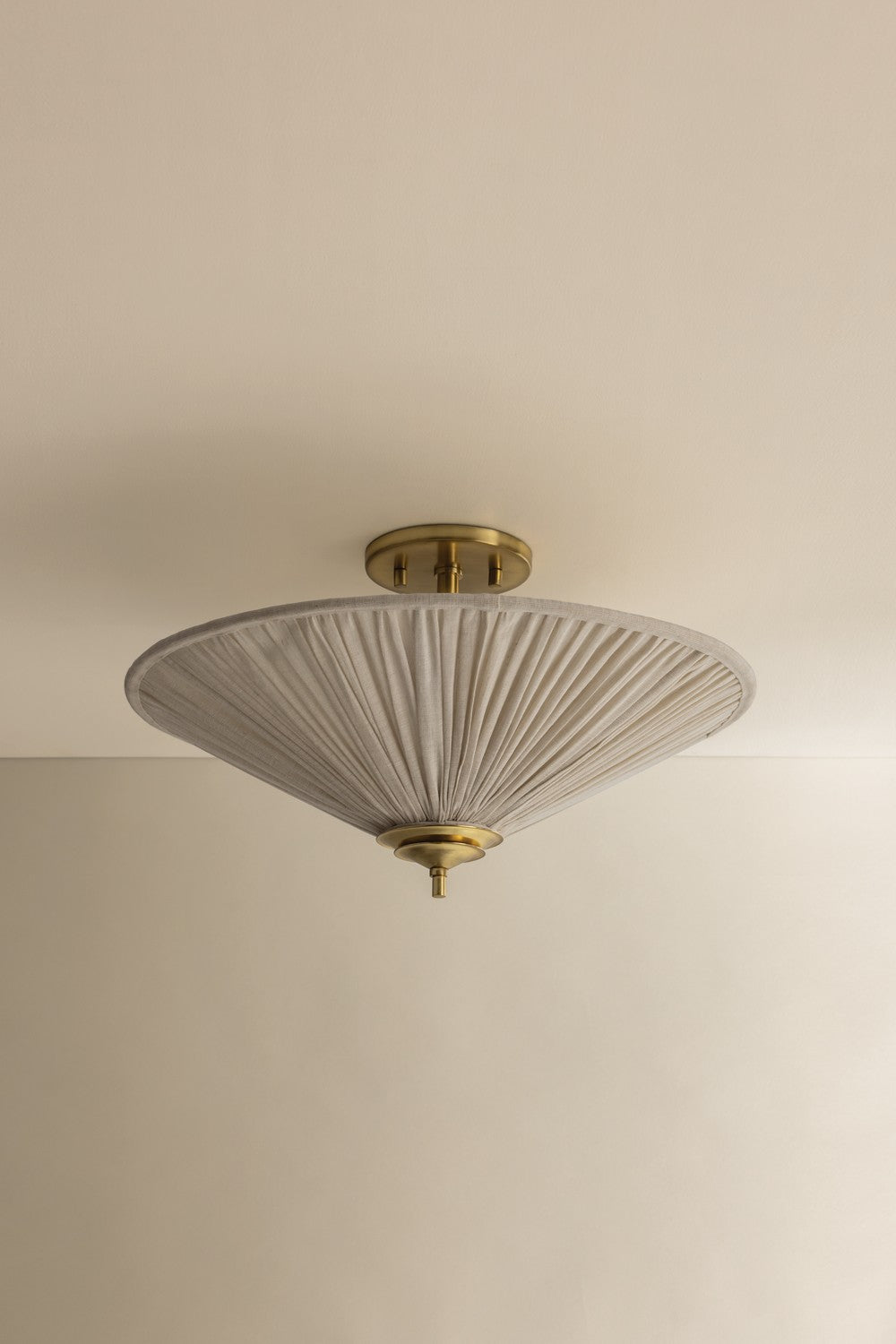 Mitzi - H1062501-AGB - One Light Semi Flush Mount - Helen - Aged Brass