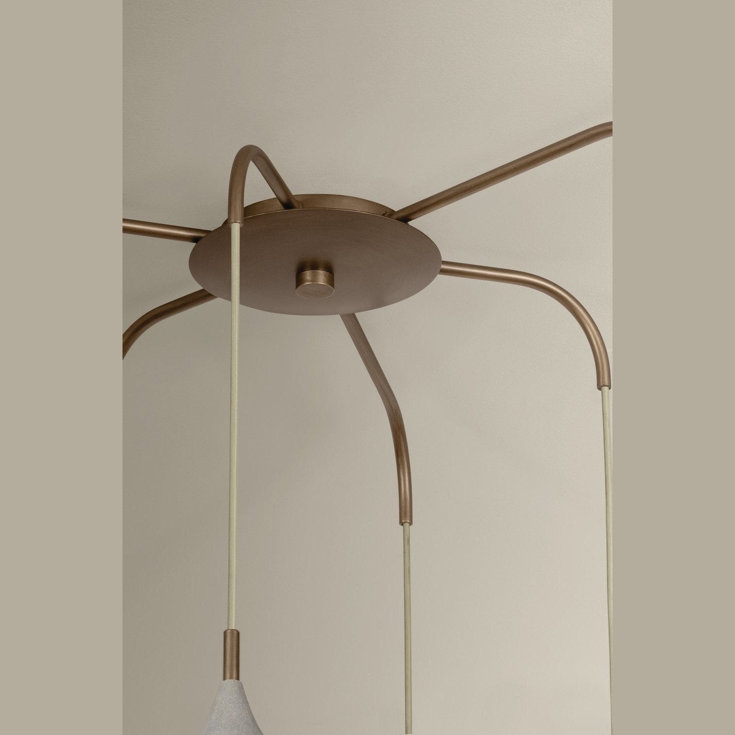 Troy Lighting - F2240-PBR/LWP - Six Light Chandelier - Benson - Patina Brass