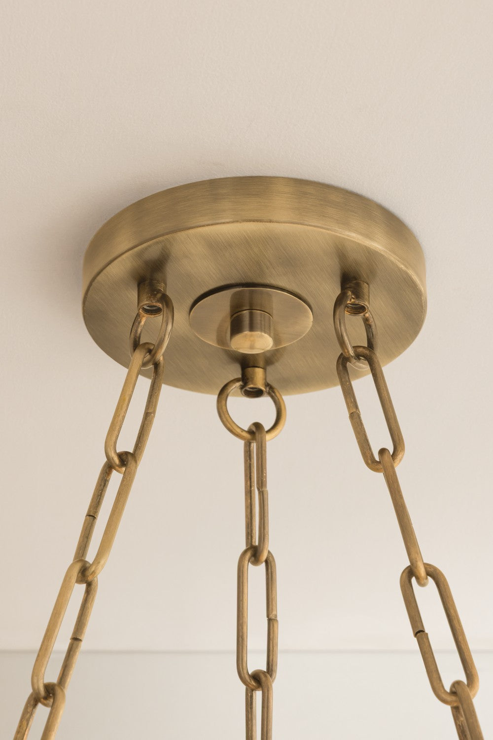 Troy Lighting - F5826-PBR - Six Light Chandelier - Bentley - Patina Brass