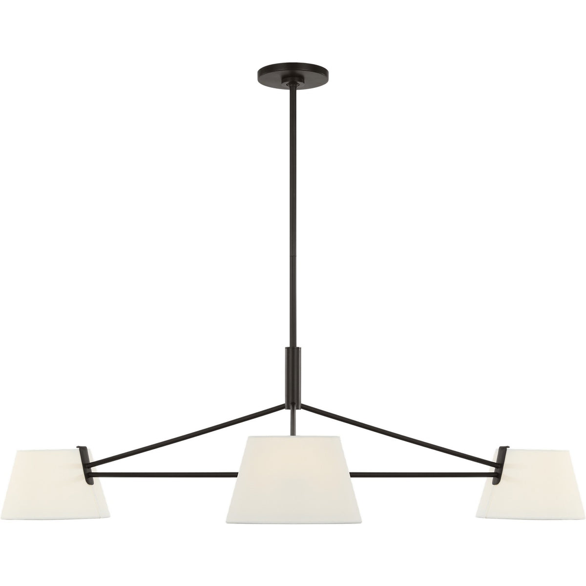 Visual Comfort Studio - SCRJCH198AIWL - Three Light Chandelier - Hale - Aged Iron