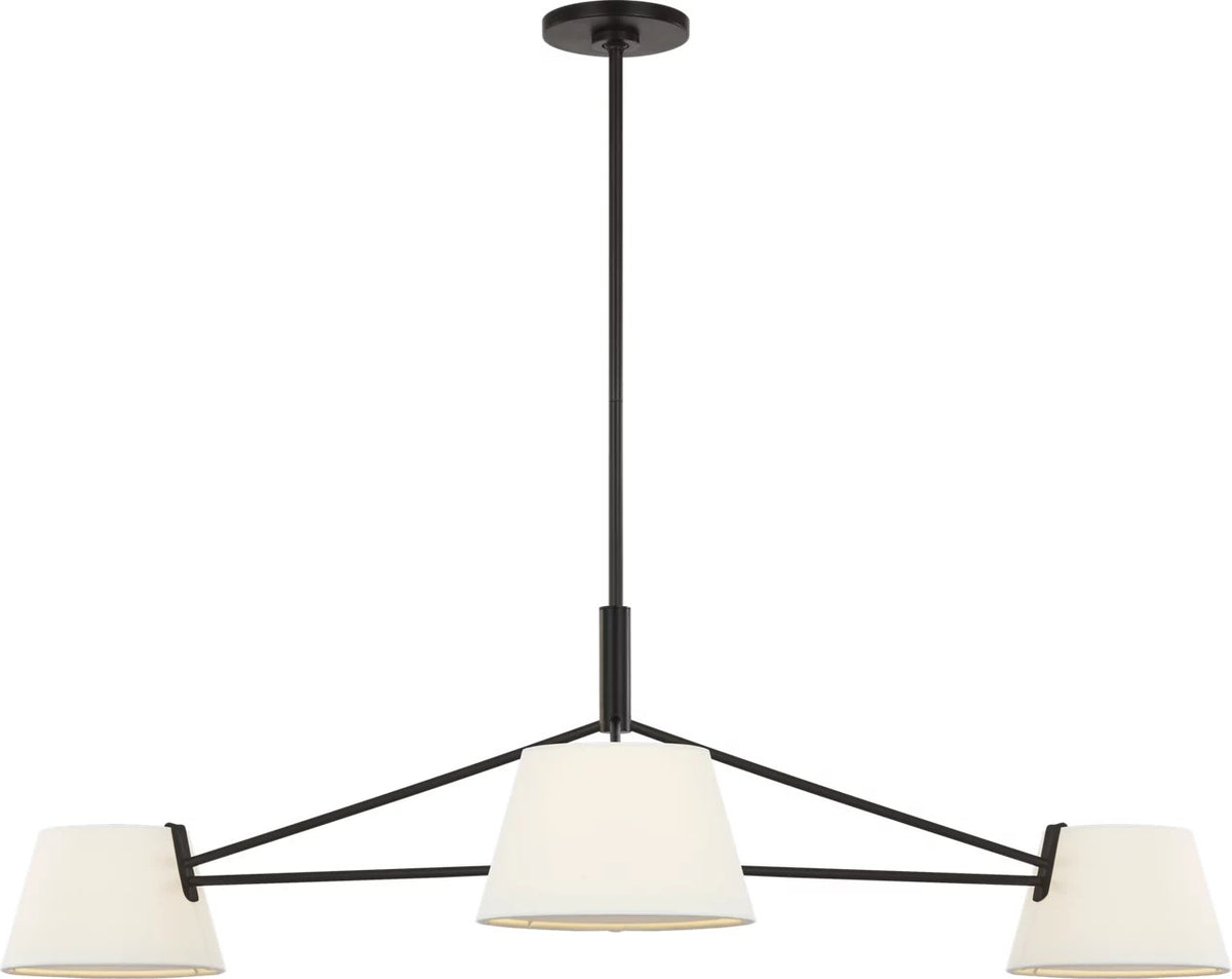 Visual Comfort Studio - SCRJCH198AIWL - Three Light Chandelier - Hale - Aged Iron