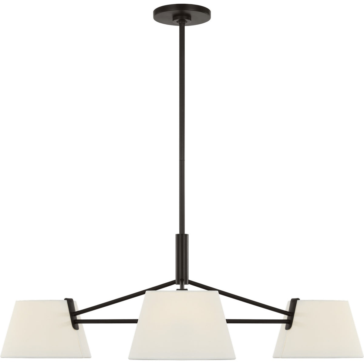Visual Comfort Studio - SCRJCH194AIWL - Three Light Chandelier - Hale - Aged Iron