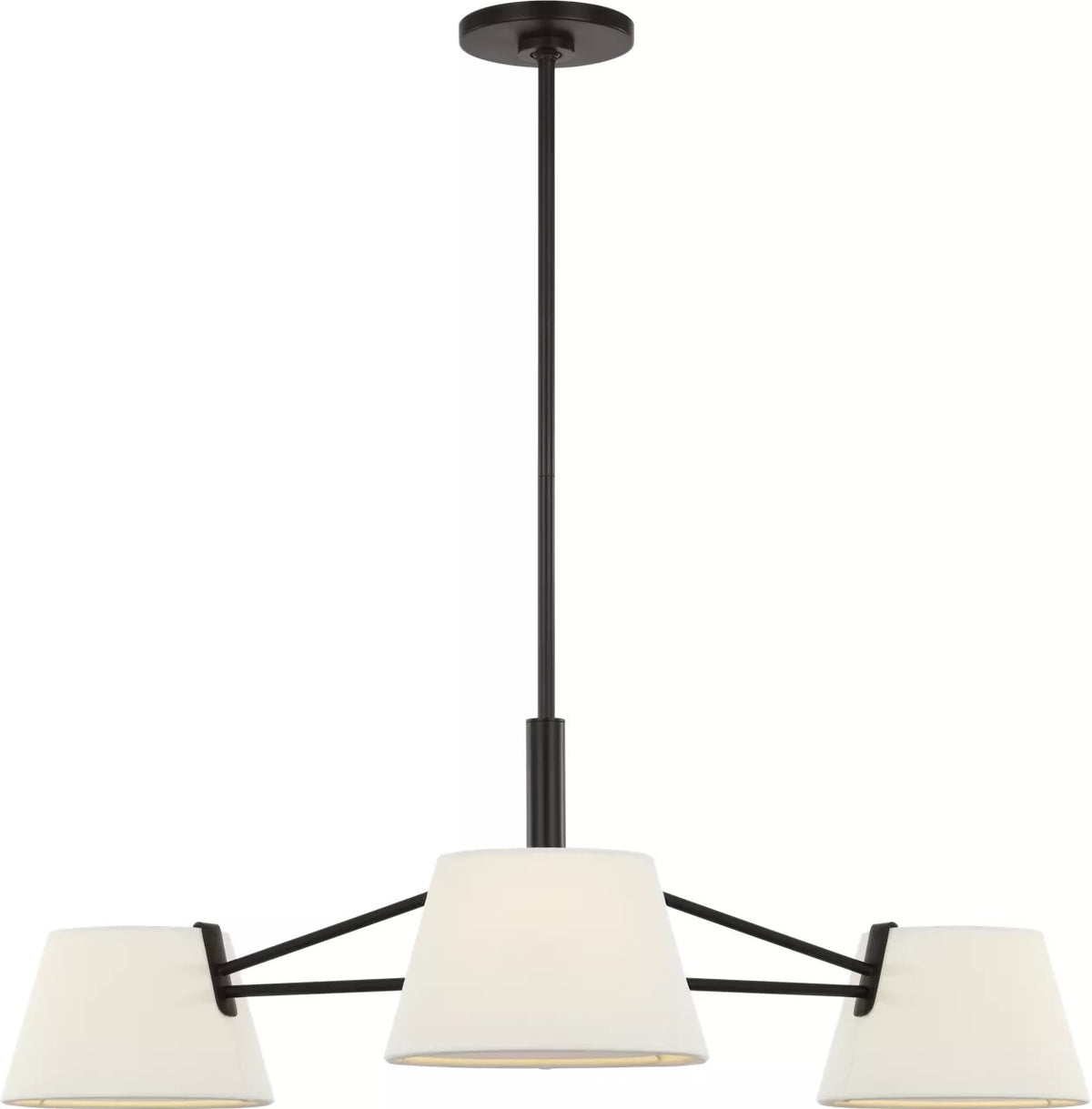 Visual Comfort Studio - SCRJCH194AIWL - Three Light Chandelier - Hale - Aged Iron