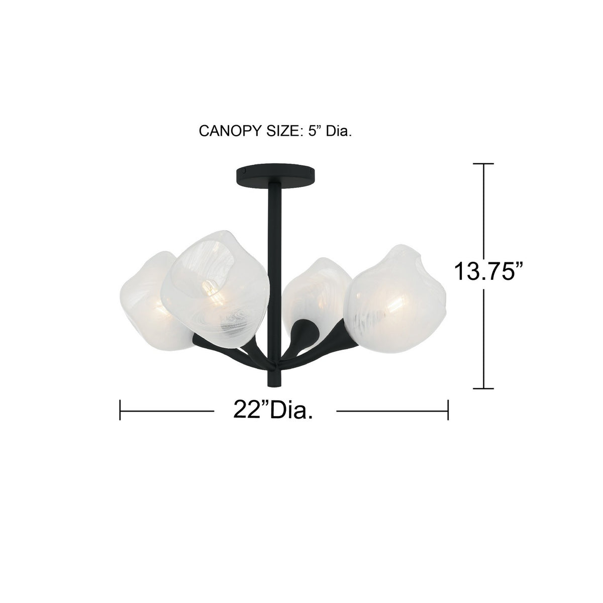 Quoizel - ADEL1722OI - LED Semi-Flush Mount - Adelyn - Oil Rubbed Bronze