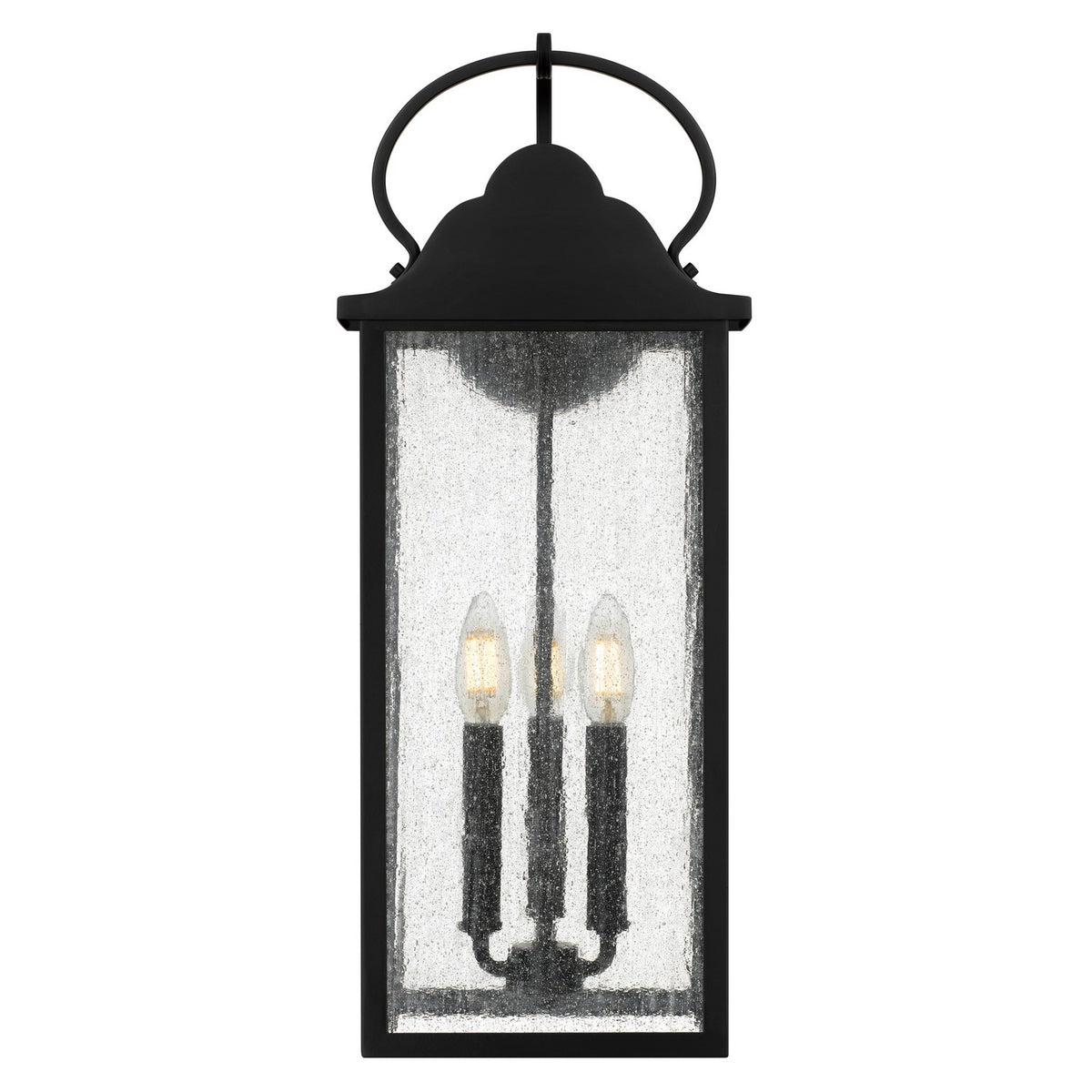 Quoizel - DAM8408MBK - LED Outdoor Wall Lantern - Damian - Matte Black