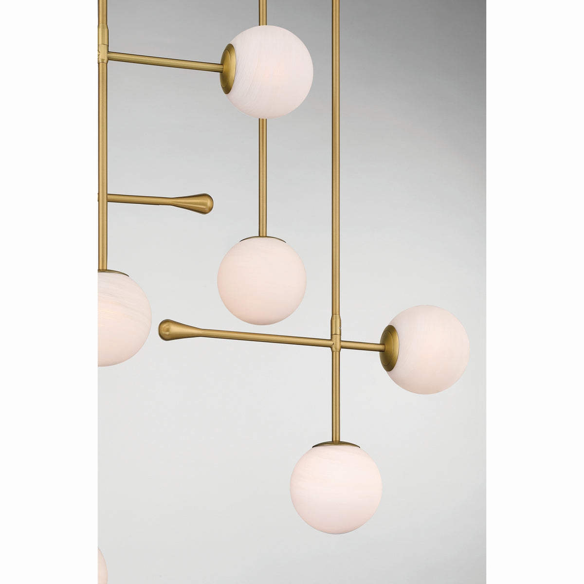 Minka-Lavery - 10149-732 - Nine Light Linear Chandelier - Ursolus - Legacy Brass