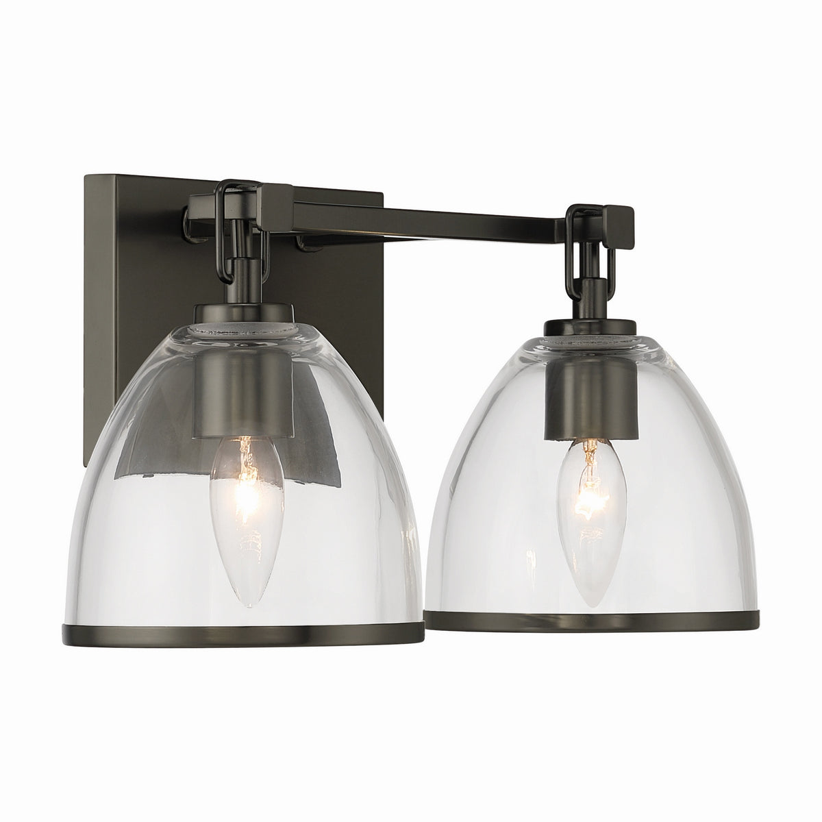 Minka-Lavery - 15022-749 - Two Light Vanity - Wynnfrost - Rustic Gun Metal