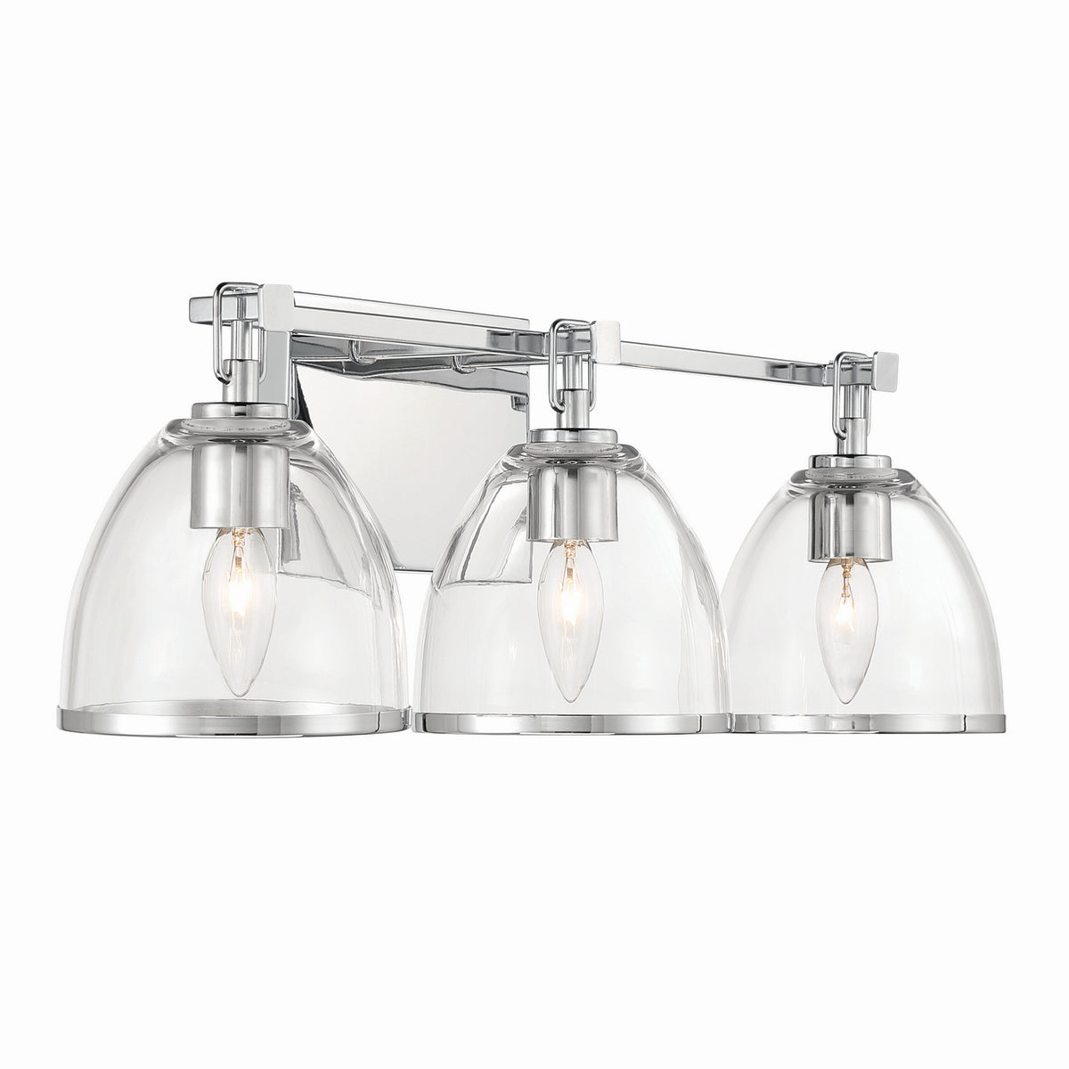 Minka-Lavery - 15023-77 - Three Light Vanity - Wynnfrost - Chrome
