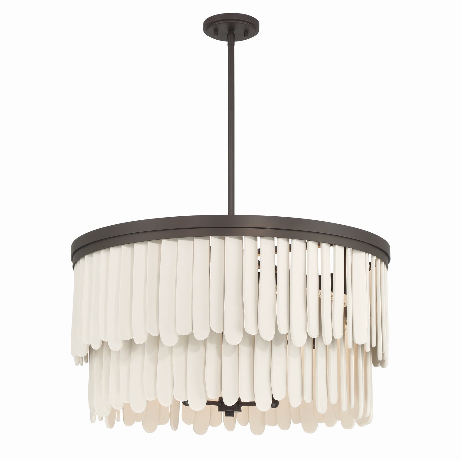 Minka-Lavery - 2079-860 - Nine Light Pendant - Briscade - Dark Bronze
