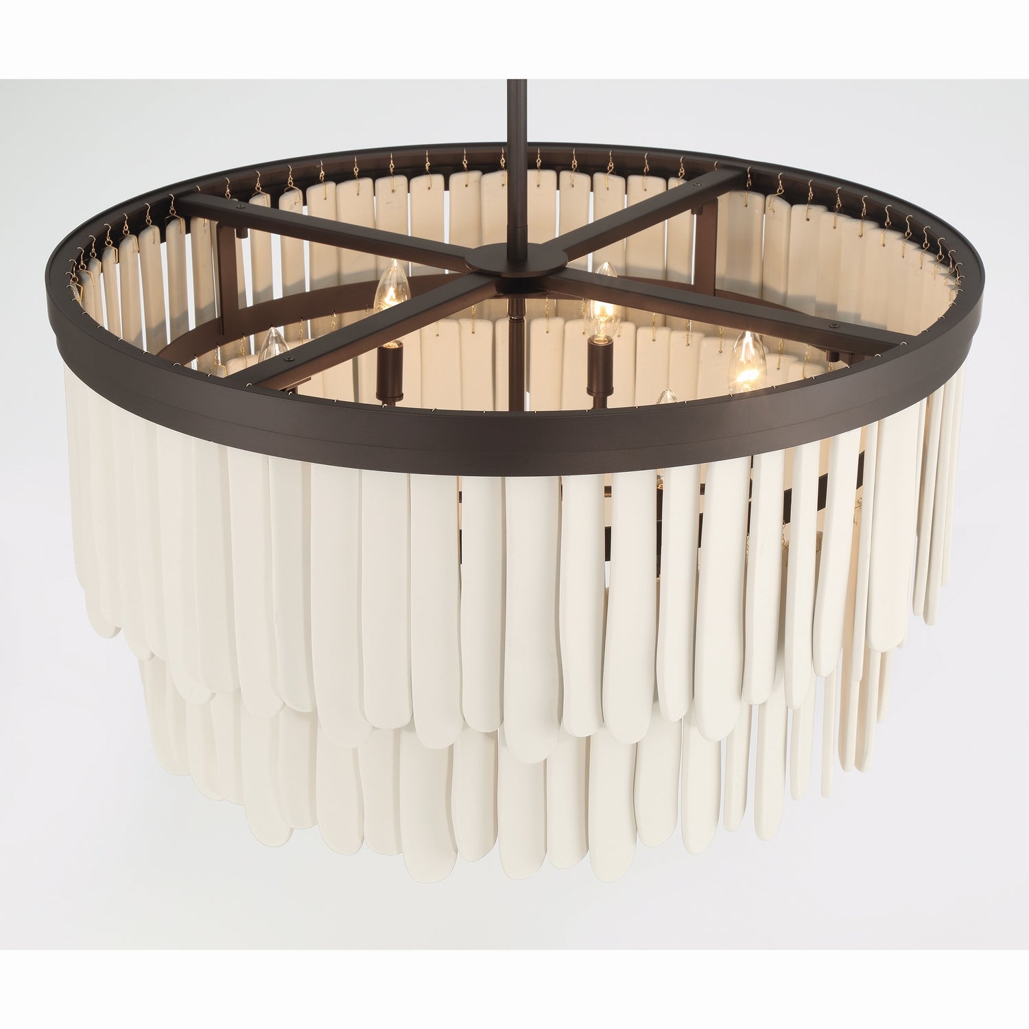 Minka-Lavery - 2079-860 - Nine Light Pendant - Briscade - Dark Bronze