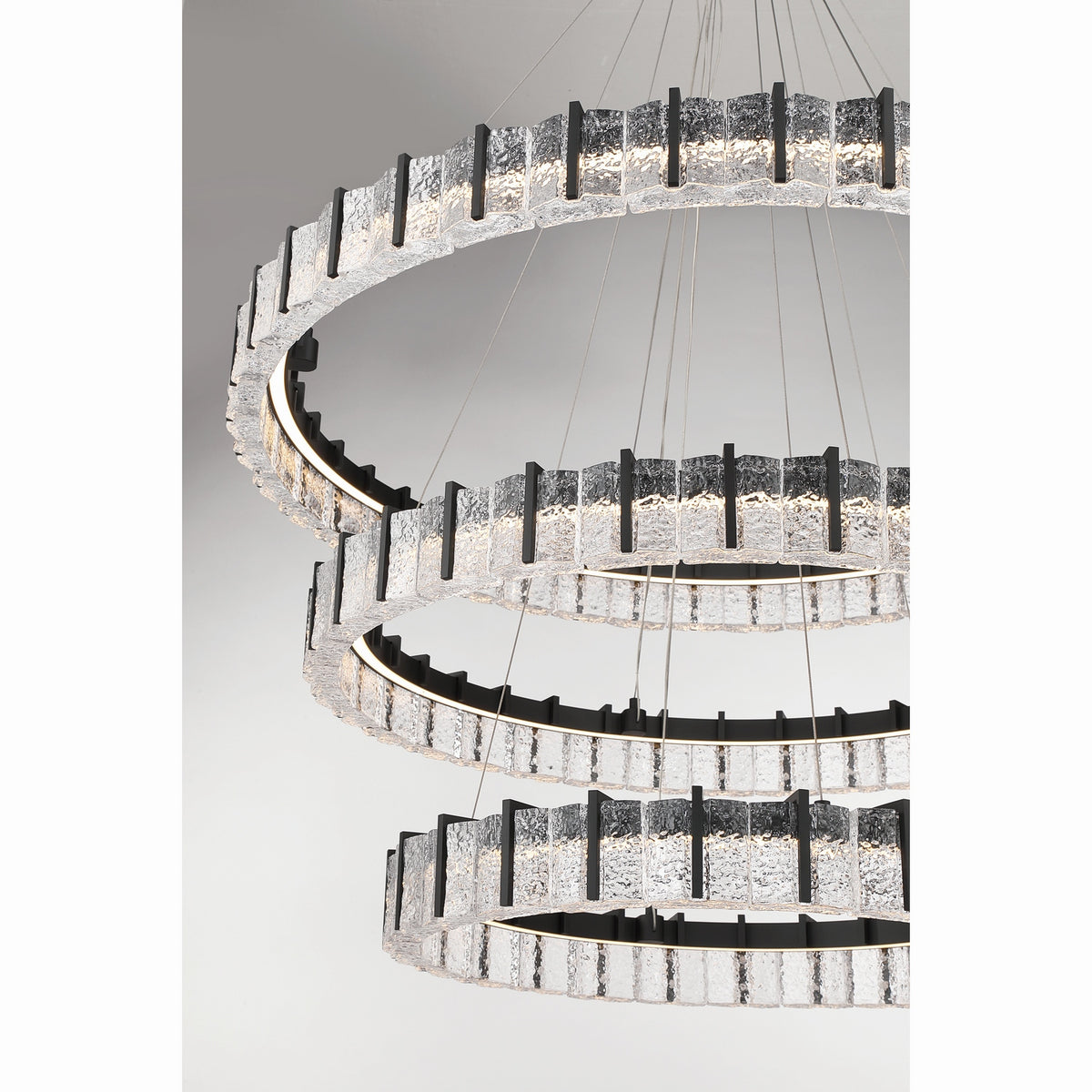 Minka-Lavery - 2410-899-L - LED Chandelier - Sevryn - Dark Matte Black